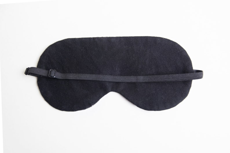 Bunny Sleep Mask, Rabbit Sleeping Mask, Navy Blindfold, New Mom Gift, Travel Eye Mask, Soft image 5