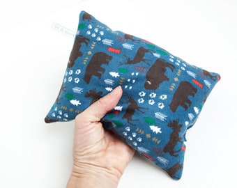 Blue Rice Bag, Hot Cold Pad, Heat Therapy, Alaskan Moose, Heating Pad