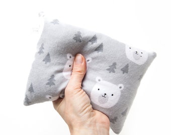Polar Bear Hot Cold Pack, Spa Cold Pad, Lavender Heat Pad, Boo Boo Rice Pack,  Cold Pack Bag, Cozy Recovery Gift