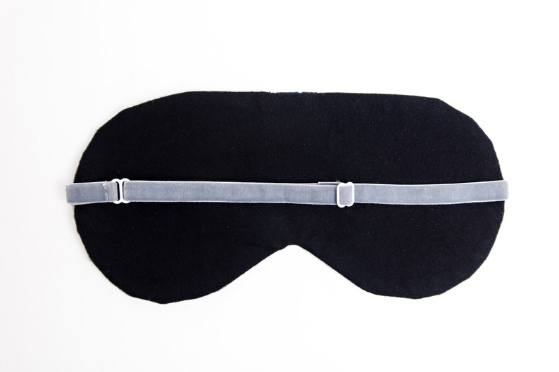 Navy Stars Sleeping Mask, Blindfold, Adjustable Eye Mask image 4