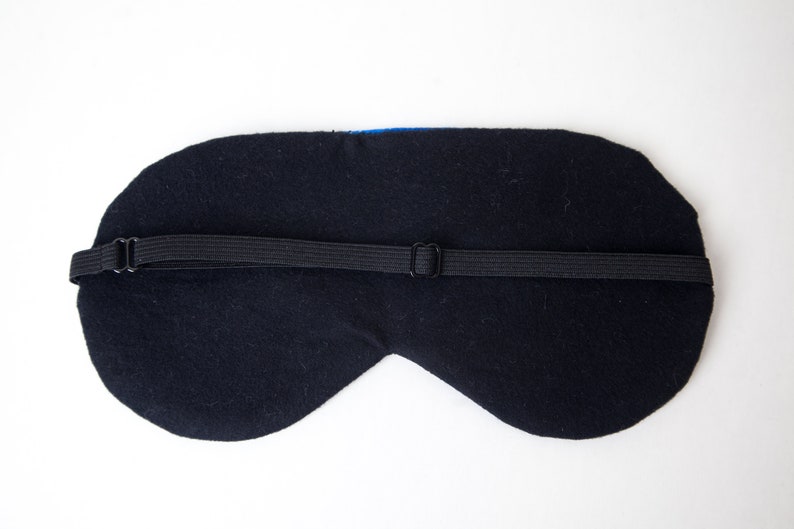 Black Heart Sleeping Mask, Valentines Gift for Her, Gift under 25, Sleep Mask, Blindfold image 4