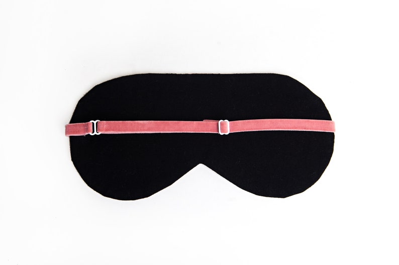 Blush Pink Blindfold, Sleep Mask, Eye Mask, Sleeping Mask, Gift for New Mom image 5