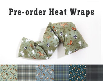 Heating Pad, Rice Heat Wrap, Woodland Animal Lumbar Microwaveable Neck Warmer