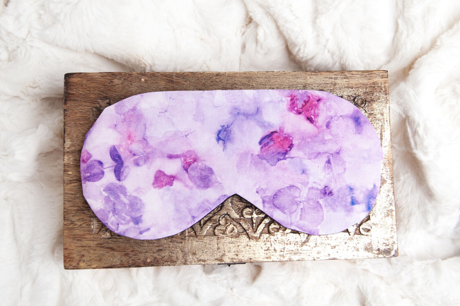 Lavender Sleeping Mask Cotton Sleep Mask Hydrangea Petal Eye Etsy