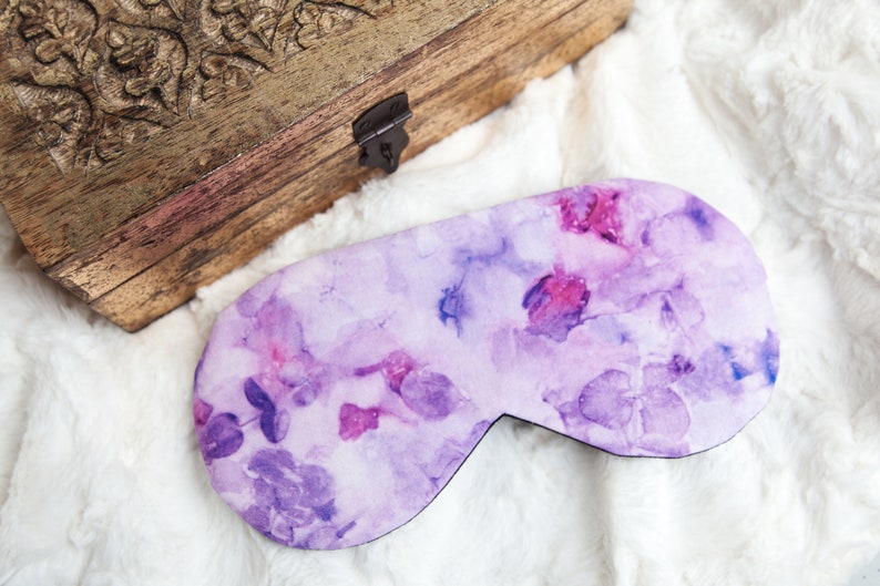 Lavender Sleeping Mask Cotton Sleep Mask Hydrangea Petal Eye Etsy