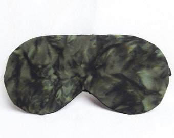 Green Sleeping Mask, Camouflage Eye Mask, Cotton Sleep Mask, Sleep Mask for Men, Gift for Dad Father Bachelor