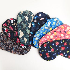 Bunny Sleep Mask, Rabbit Sleeping Mask, Navy Blindfold, New Mom Gift, Travel Eye Mask, Soft image 9