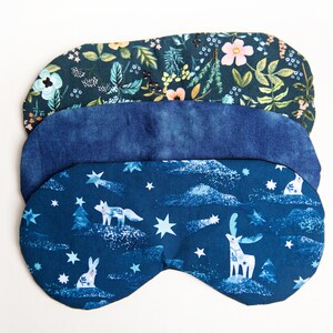 Moon Sleep Mask, Raven Sleeping Mask, Eye Mask, Self Care, Travel Gift image 10