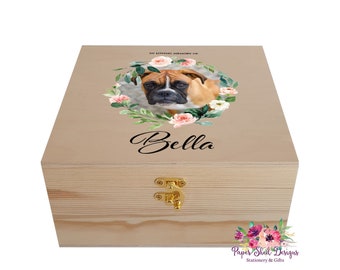 Pet Keepsake Box, Pet Memorial, Pet Loss Gift, Pet Memory Box, Dog Memory Box, Cat Memory Box, Pet Remembrance, Pet Passing Gift