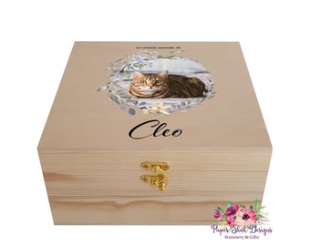 Pet Keepsake Box, Pet Memorial, Pet Loss Gift, Pet Memory Box, Dog Memory Box, Cat Memory Box, Pet Remembrance, Pet Passing Gift