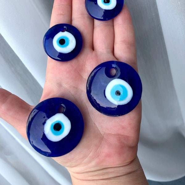 Evil eye charm, blue evil eye, Turkish evil charm, jewelry findings, home decoration, Jewish charm, evil eye pendant, glass evil eye, bead