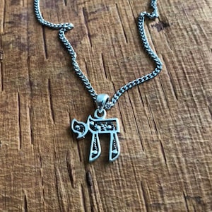 Chai pendant, Jewish jewelry, magen david necklace, hebrew letter necklace ,evil eye necklace, bar mitzvah, Israel, jewish symbol