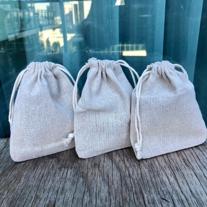Sacs cadeaux en coton, pochette en coton, sacs mojo, sachets cadeaux, emballages de Noël, sacs cadeaux, sacs à bijoux, sacs cadeaux, sacs à cordon