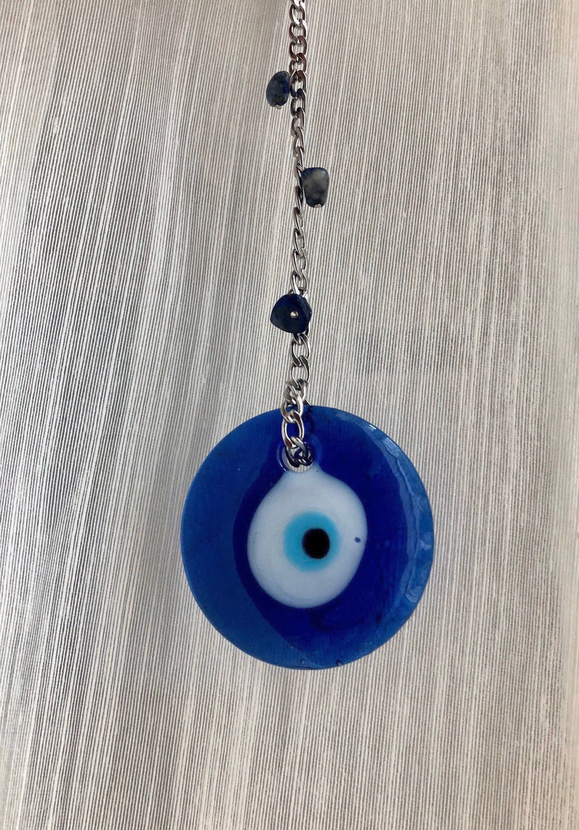 Evil Eye Wall Hanging , Magen David Housewarming Gift, Judaica Art