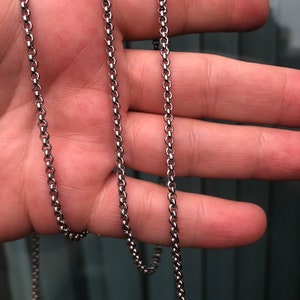 Stainless Steel Rolo Chain Box Chain Jewelry Making 2mm Chain