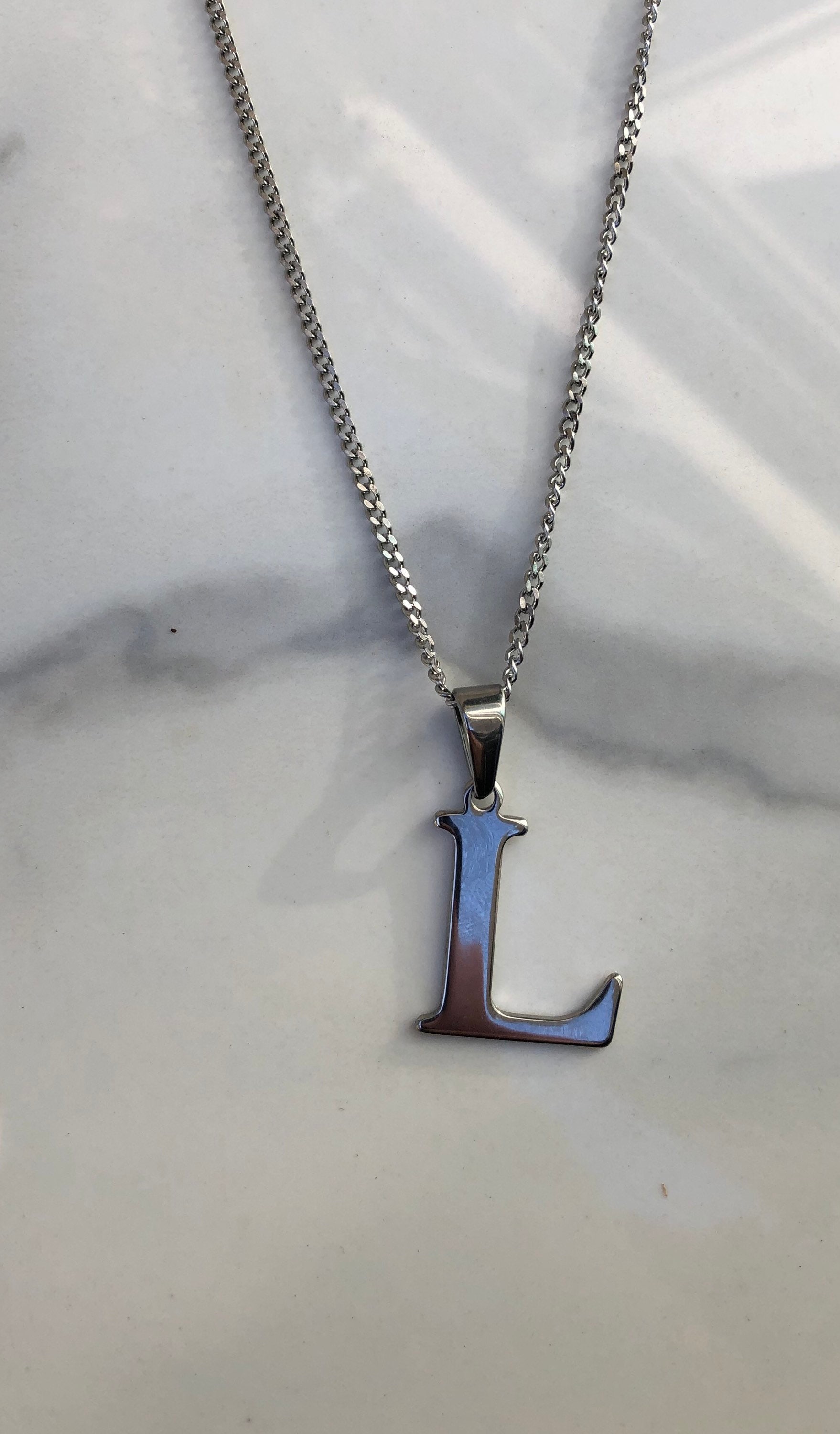 【HYERES LOR】Name rock silver necklace L HYÈRES LOR (イエールロール ) - Name rock silver necklace L