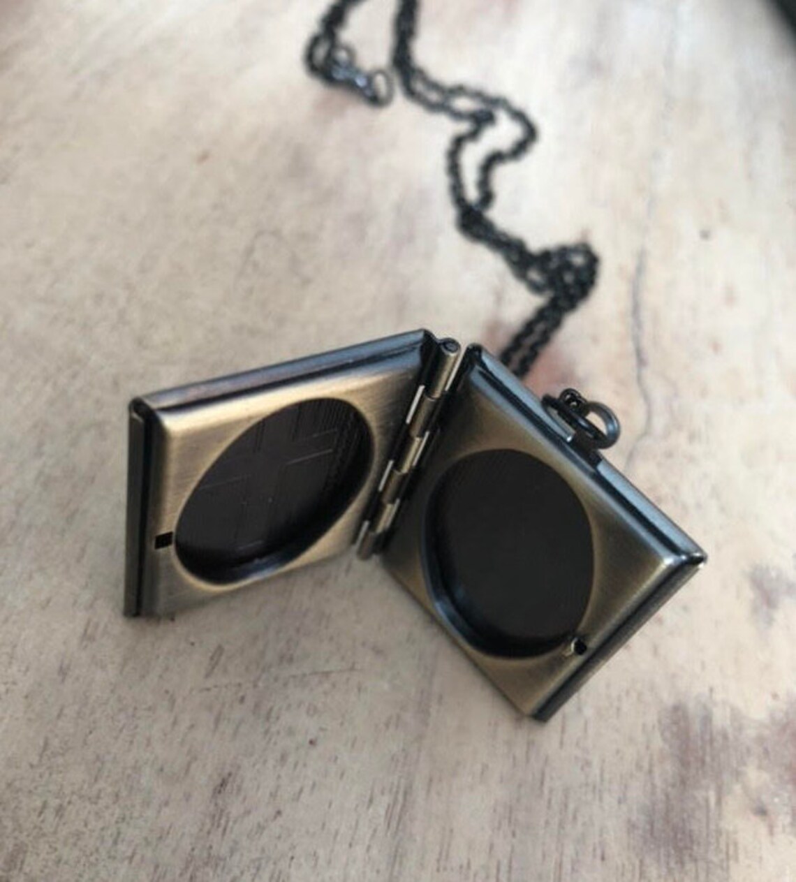 Book Locket, Catholic Jewelry, Cross Locket, Cross for Him, Locket ...
