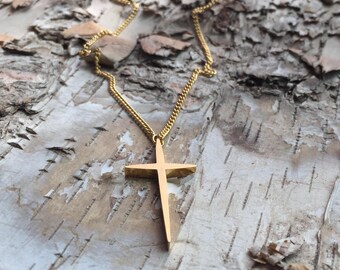 Cross necklace, confirmation gift, Bridesmaids gift, Dainty cross, Christian Jewelry, Religious jewelry, wedding gift, cross for woman,