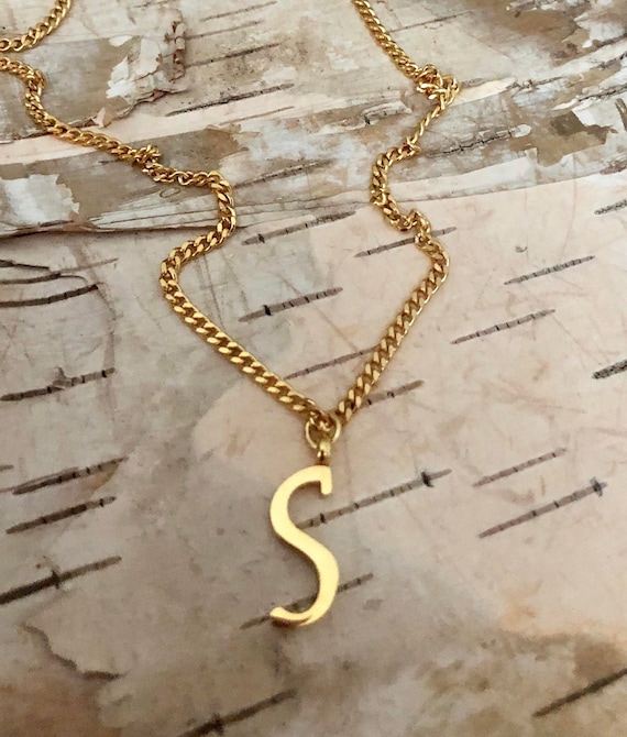Initial Necklace Monogram Necklace 
