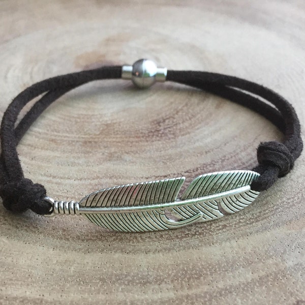 Feather Bracelet Etsy