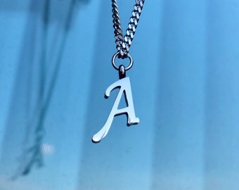 letter A necklace, letter necklace, Initial necklace, monogram necklace, name necklace, letter necklace, dainty necklace, alphabet jewelry