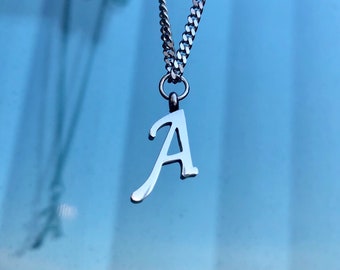 letter A necklace, letter necklace, Initial necklace, monogram necklace, name necklace, letter necklace, dainty necklace, alphabet jewelry