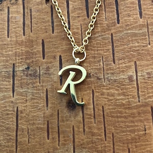 Collar R inicial, collar de monograma, letra R, collar de nombre, collar de letras, collar de perlas delicadas, regalo personalizado, minimalista
