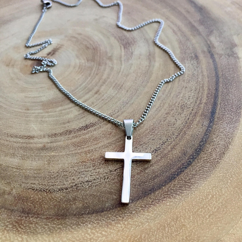 Collier Croix Cristal LIKGREAT - Bijou Religieux Pour Femmes | Chaîne Ajustable 18 Pouces