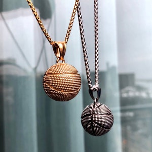 Basketball necklace, basketball hoop, basketball pendant, basketball ring, Fitness gift, Basketball net, Gym jewelry, sport necklace