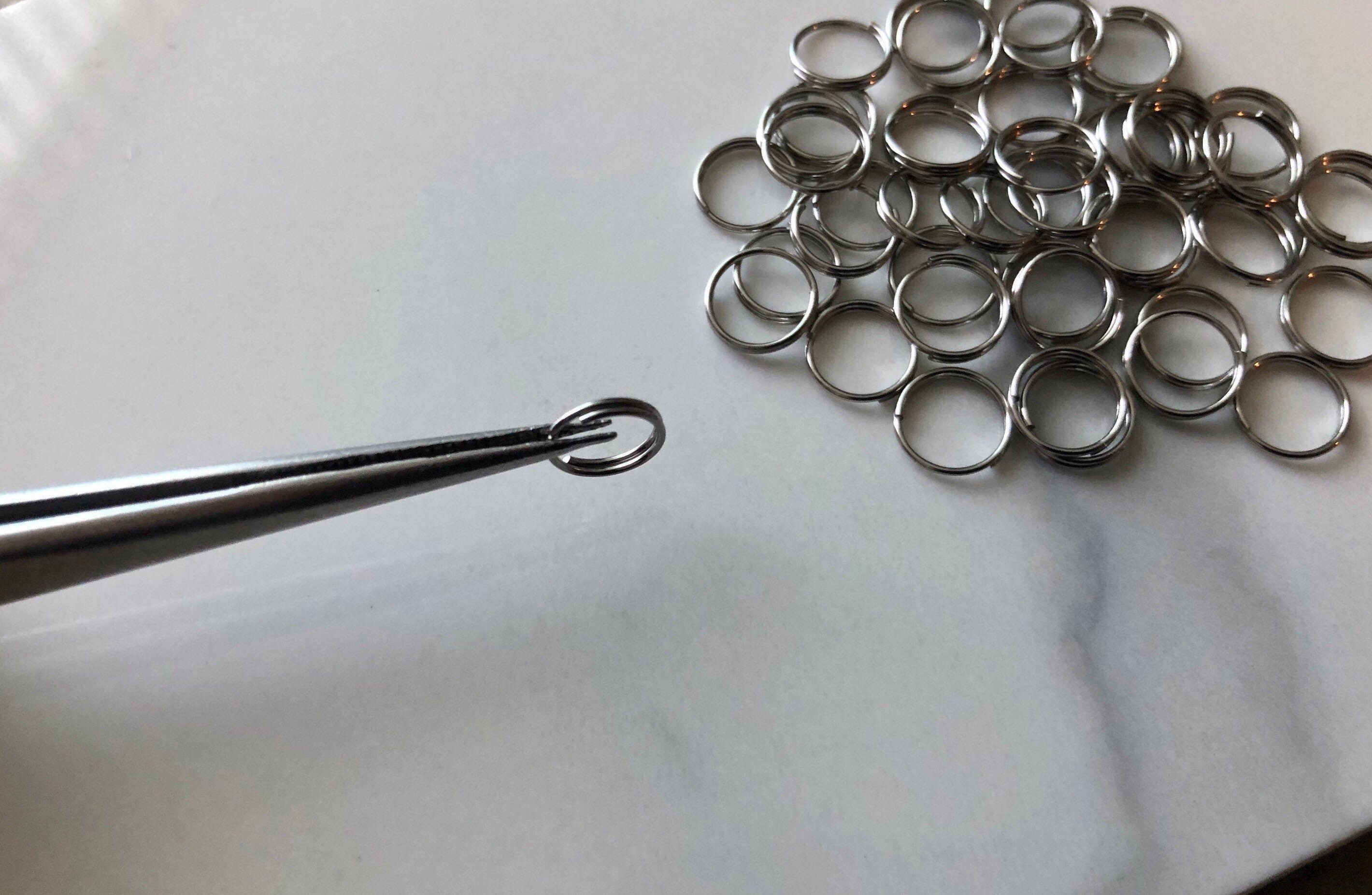 More Size Beading Craft Jump Rings & Split Rings Stainless steel Jewelry Finding More Size Beading Craft Jump Rings & Split Rings Stainless steel Jewelry Finding