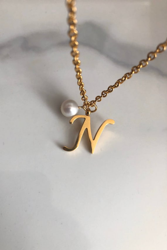 Buy Two Initials Necklace, Double Letters Pendant, Double Initial Necklace,  Custom Two Letter Necklace, Couple Necklace, Custom Initial Necklace Online  in India - Etsy