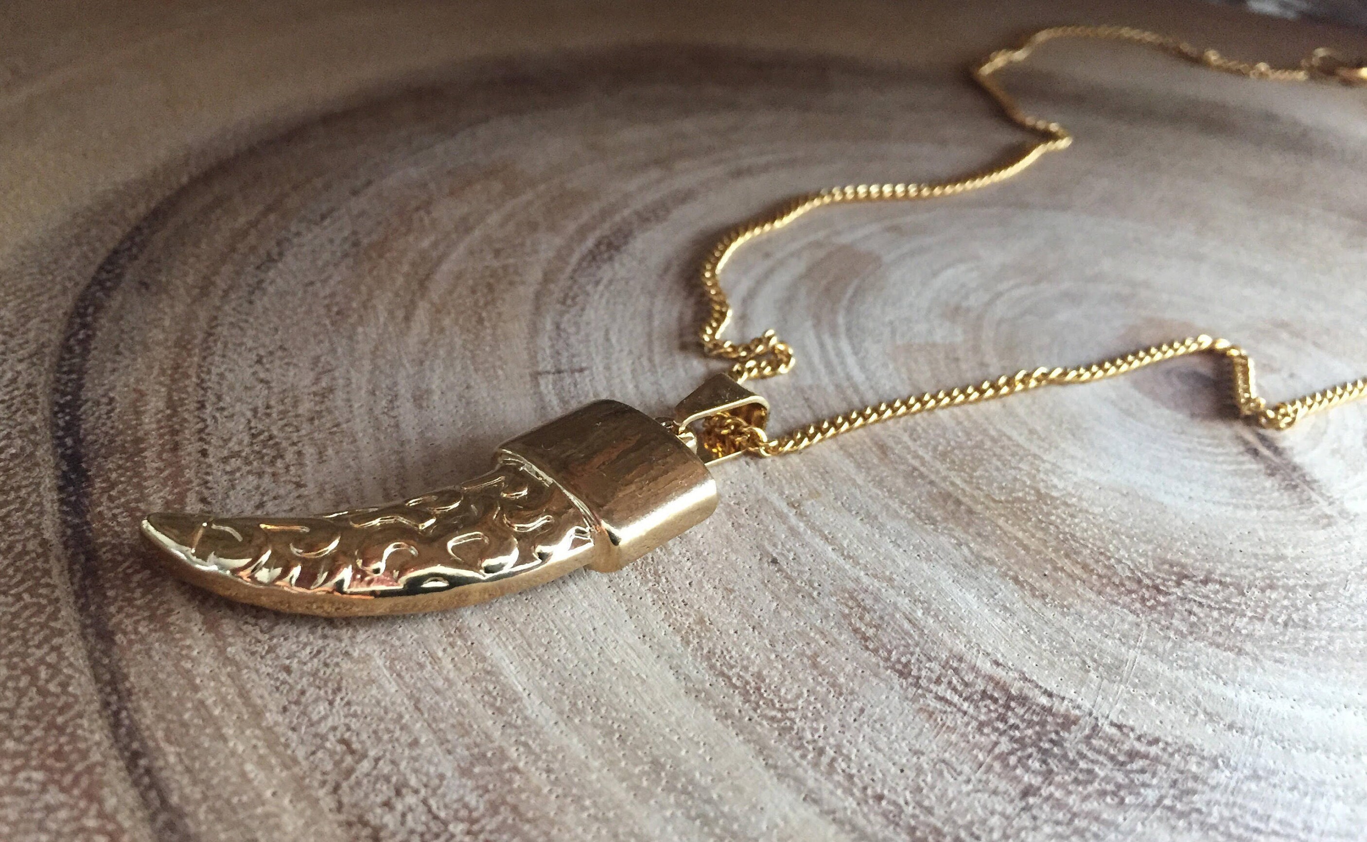 COOLSTEELANDBEYOND Uomo Norvegese Vichingo Collana, Testa Di Lupo