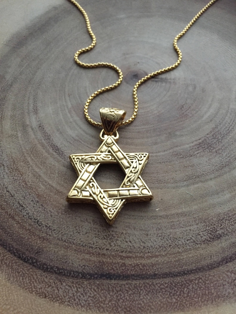 Magen david necklace mens Clearance
