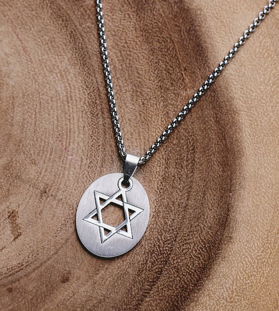 Star of David Necklace Bar Mitzvah Gift Jewish Jewelry Bat