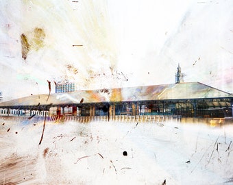 Victorian Market, Preston Giclee A3 print by John Robertson
