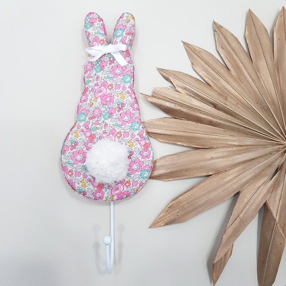 Liberty Bunny Nursery Door Hook Baby Bedroom Decor Etsy
