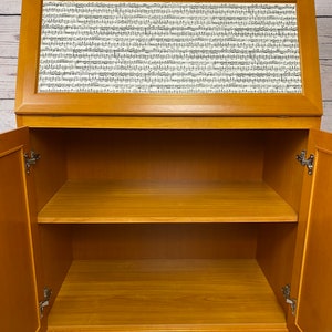 Playful bureau, desk, chest of drawers in country house style with sheet music image 6