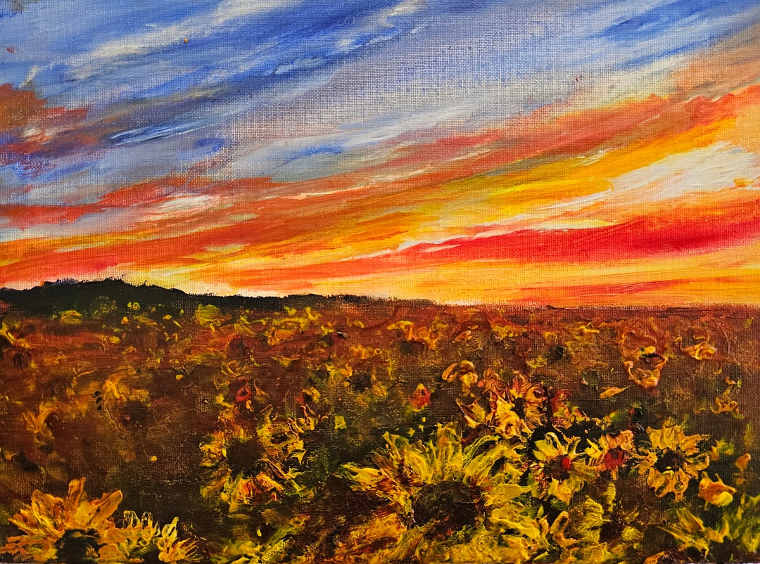 Sunflowers at Sunset | Limited Edition Number 2/100 - Etsy
