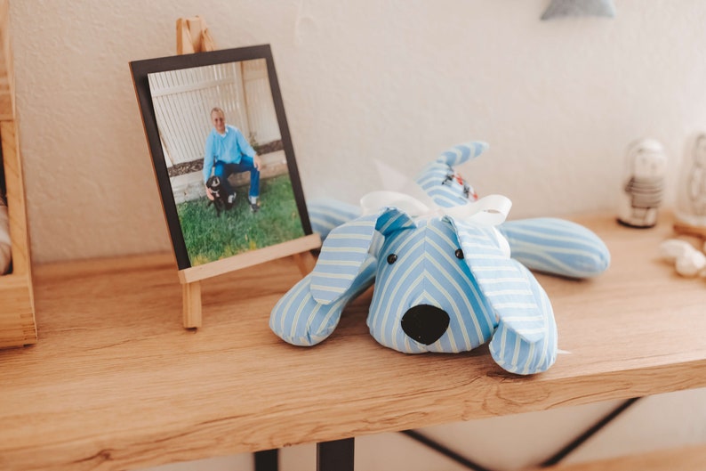 Keepsake Dog, Dog Made From Clothing, Memorial Animal, Memory Dog , Memorial Gift