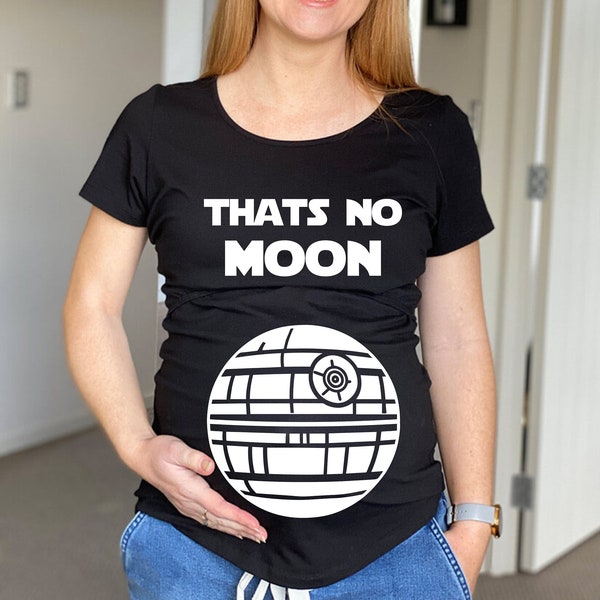 Disneyland Mutterschaft Shirt, Star Wars Shirt, das ist kein Mond Shirt Disneyland Shirt, Disneyland Schwangerschaft Shirt