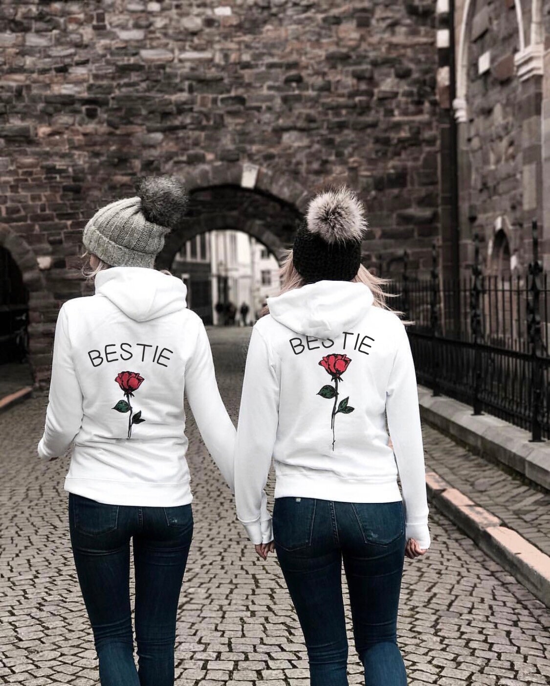 bestie matching hoodies