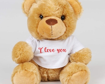 Ours en peluche - ours en peluche personnalisé - ours en peluche personnalisé - ours en peluche personnalisé - ours en peluche personnalisé - cadeau pour elle - cadeau de Saint-Valentin