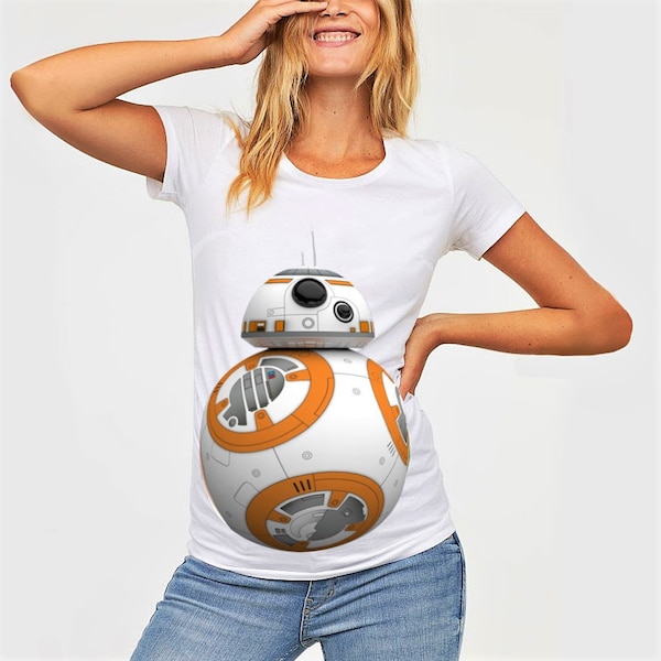 BB8 Mutterschafts Shirt, Das ist kein Mond Mutterschaft Shirt, Star Wars Mutterschaft Shirt, Star Wars Cosplay, Star Wars Mom Shirt