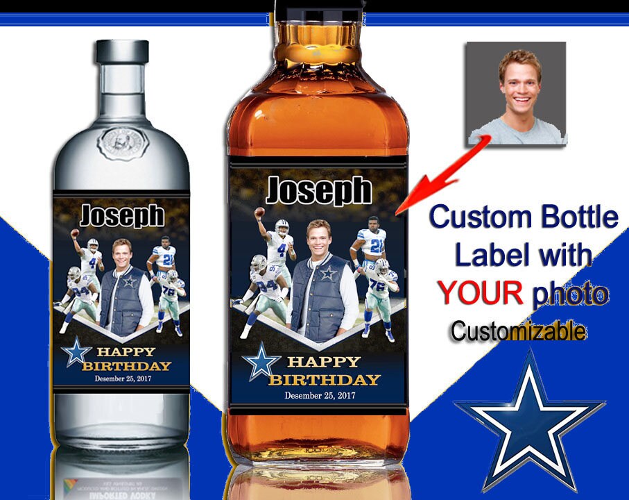 Personalized Dallas cowboys fan gifts with photo Football Etsy