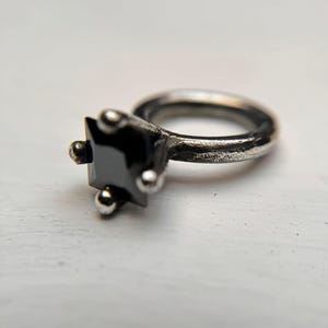 black prince silver ring