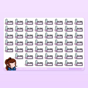 Stickers BBT Cycle Tracker - Grossesse, essaie de concevoir, future maman, fertilité, TTC, planification familiale, suivi du cycle, méthode naturelle