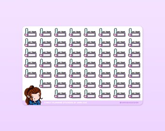 BBT Cycle Tracker-stickers - zwangerschap, zwanger worden, aanstaande moeder, vruchtbaarheid, TTC, gezinsplanning, cyclustracking, natuurlijke methode