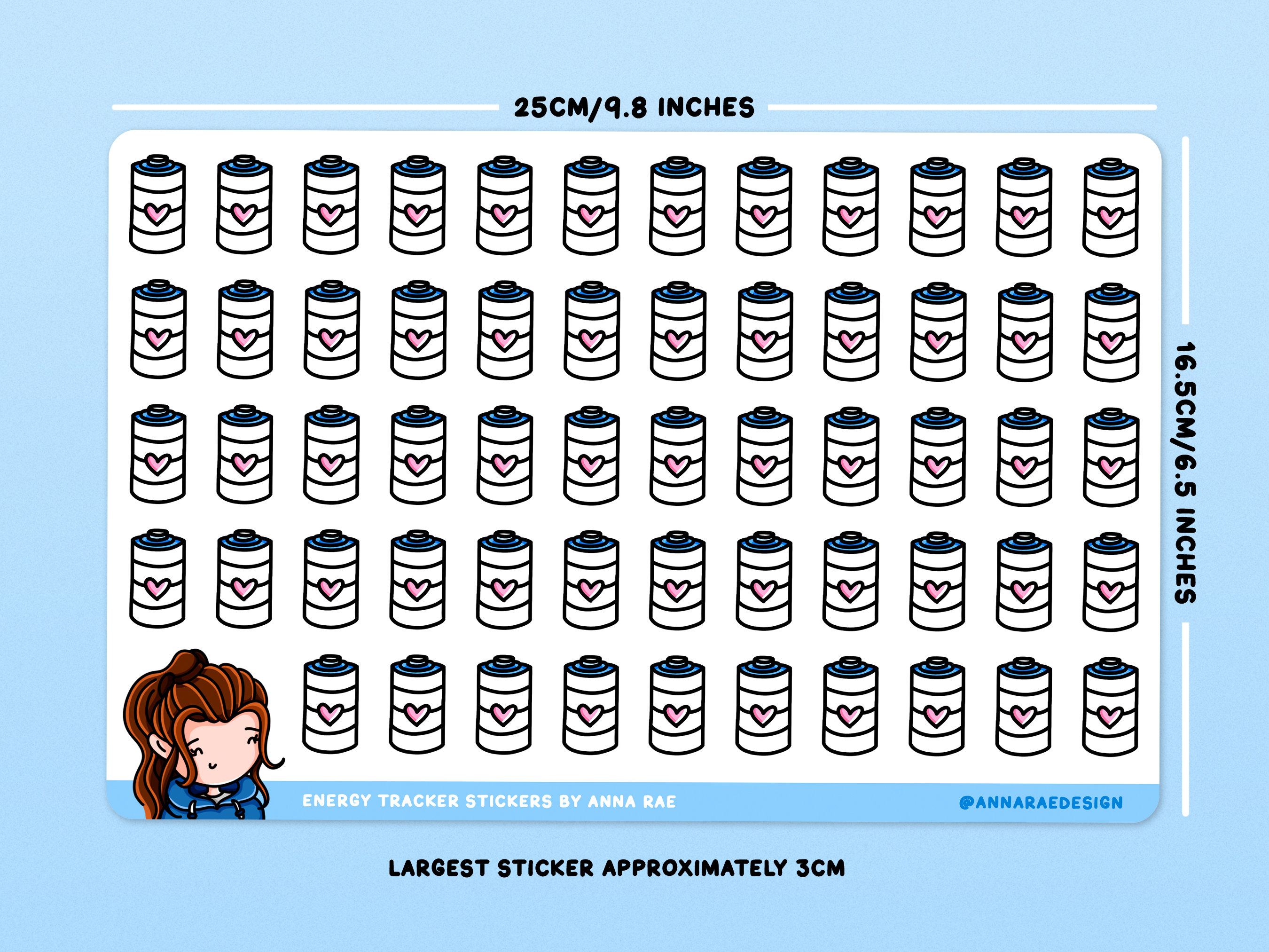 Sticker Tracker Pdf Energy Stickers - Tracker Sticker Sheet for Planners and Journals - Etsy