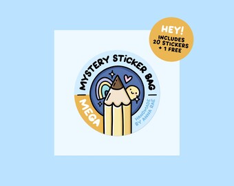 Mystery Sticker Bag (Mega) - Decorative Stickers Lucky Dip