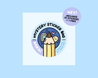 Mystery Sticker Bag (Maxi) - Decorative Stickers Lucky Dip
